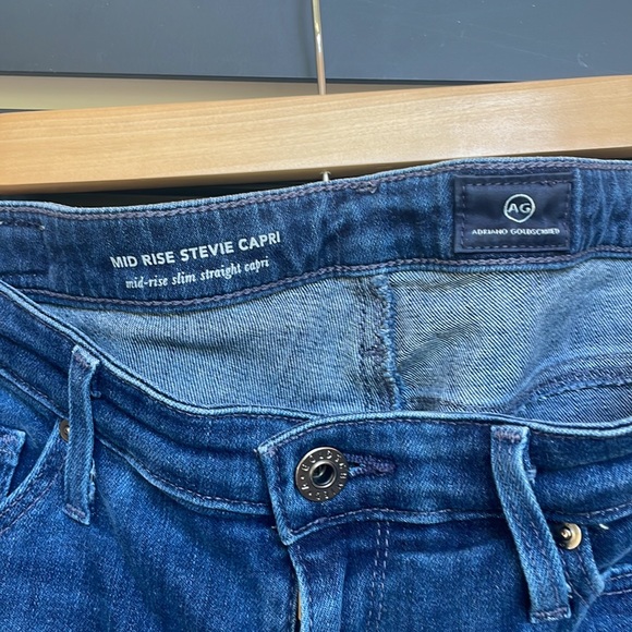 AG Adriano Goldschmied Mid-Rise Stevie Crop Jean - Picture 4 of 4